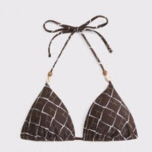 Abercrombie & Fitch Halter String Triangle Bikini Top